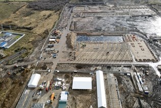 Динамика строительства производственного комплекса в Черняховске