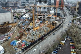 Заливка фундамента на строительстве 16-18 корпусов ЖК «Символ» завершена