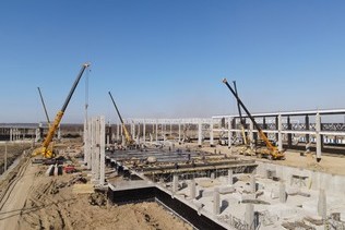 Монолитные работы на объекте в Черняховске близятся к завершению