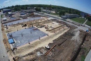 В аэропорту Воронеж завершается «нулевой» цикл работ по возведению нового терминала