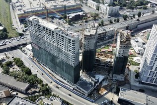 Заливка несущих конструкций завершена в 18 корпусе ЖК «Символ»