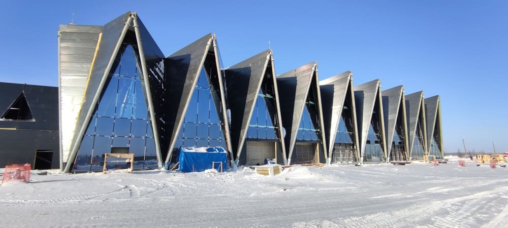 Пассажирский терминал аэропорта Новый Уренгой готов на 60% - Фото 1